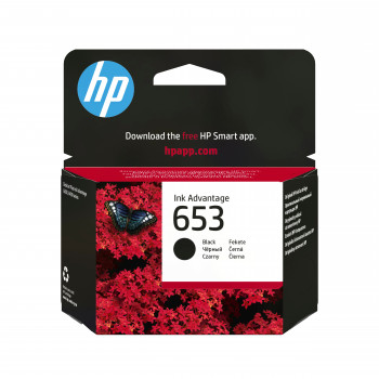 HP 653 3YM75AE originele Ink Advantage-inktcartridge, 6 ml, zwart