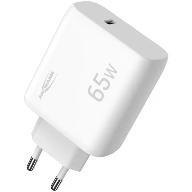 Ansmann Home Charger HC165PD USB-lader, 1x USB-C, PPS, PD, Quick Charge, 65 W, wit