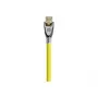 Good Connections PYTHON GC-M0075 DisplayPort 1.2-kabel, 4K2K / UHD, vergulde contacten, OFC, nylon gevlochten, geel, 1 m