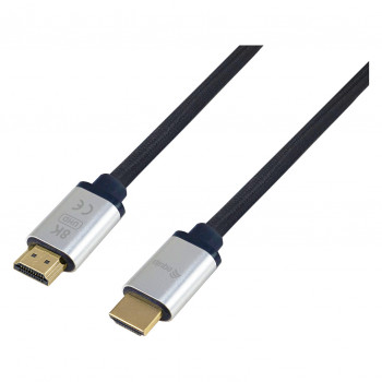 Equip 119387 HDMI 2.1 Ultra High Speed-kabel met Ethernet, 48 Gbps, 8K/60 Hz, zwart, 0,5 m