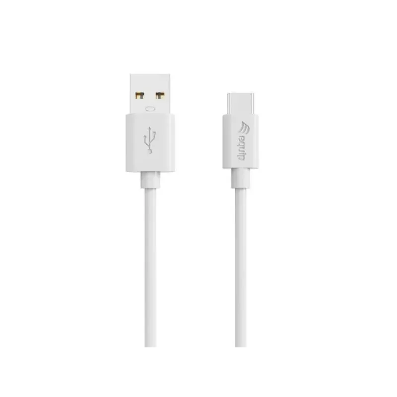 Equip 128846 USB-A naar USB-C 2.0-kabel, 3 A, 0,5 m, wit