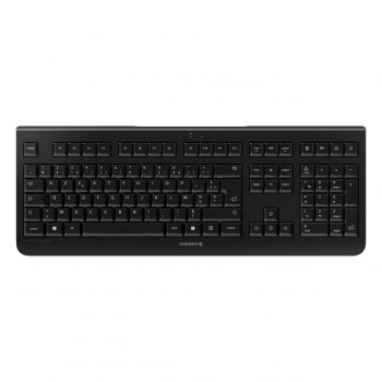 Cherry KW 3000 draadloos bureautoetsenbord, 2,4 GHz, AZERTY (Frans), zwart