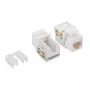 LogiLink NK4006 RJ45 keystone-module, Cat.5e UTP, 90° snijklemaansluiting, wit