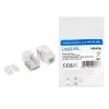 LogiLink NK4006 RJ45 keystone-module, Cat.5e UTP, 90° snijklemaansluiting, wit