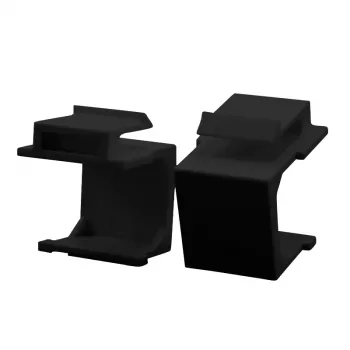 LogiLink NK0091 keystone blindafdekkingen (10 st.), zwart