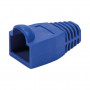 LogiLink MP0066 RJ45-connector knikbeschermer 6,5 mm, blauw (50 st.)