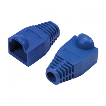 LogiLink MP0066 RJ45-connector knikbeschermer 6,5 mm, blauw (50 st.)