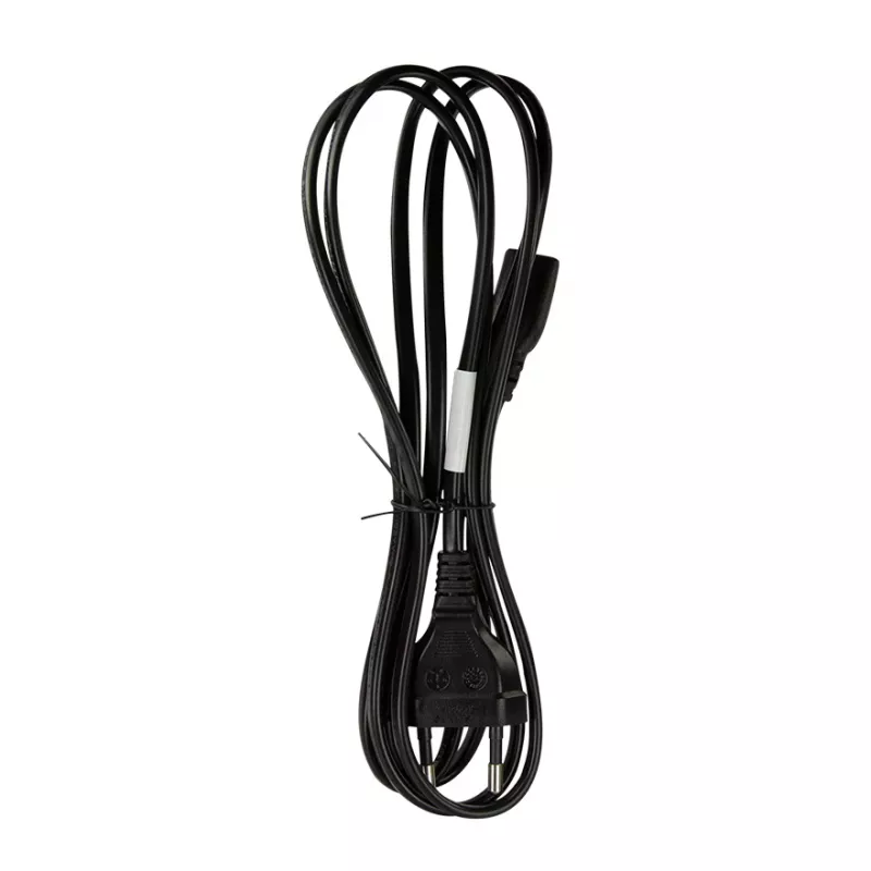 LogiLink CP192 voedingskabel, CEE 7/16 naar IEC C7, zwart, 1 m