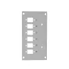 LogiLink FB5002 glasvezel-frontplaat, 6 LC-D / 6 SC-S, voor lasverdeler