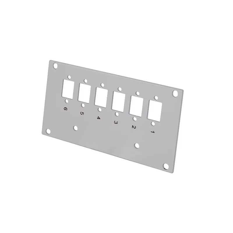 LogiLink FB5002 glasvezel-frontplaat, 6 LC-D / 6 SC-S, voor lasverdeler