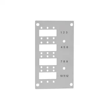 LogiLink FB5003 glasvezel frontplaat 12 LC-D / 12 SC-S voor lasverdeler