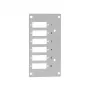 LogiLink FB5004 glasvezel frontplaat 6 SC-D / 6 LC-Q voor lasverdeler
