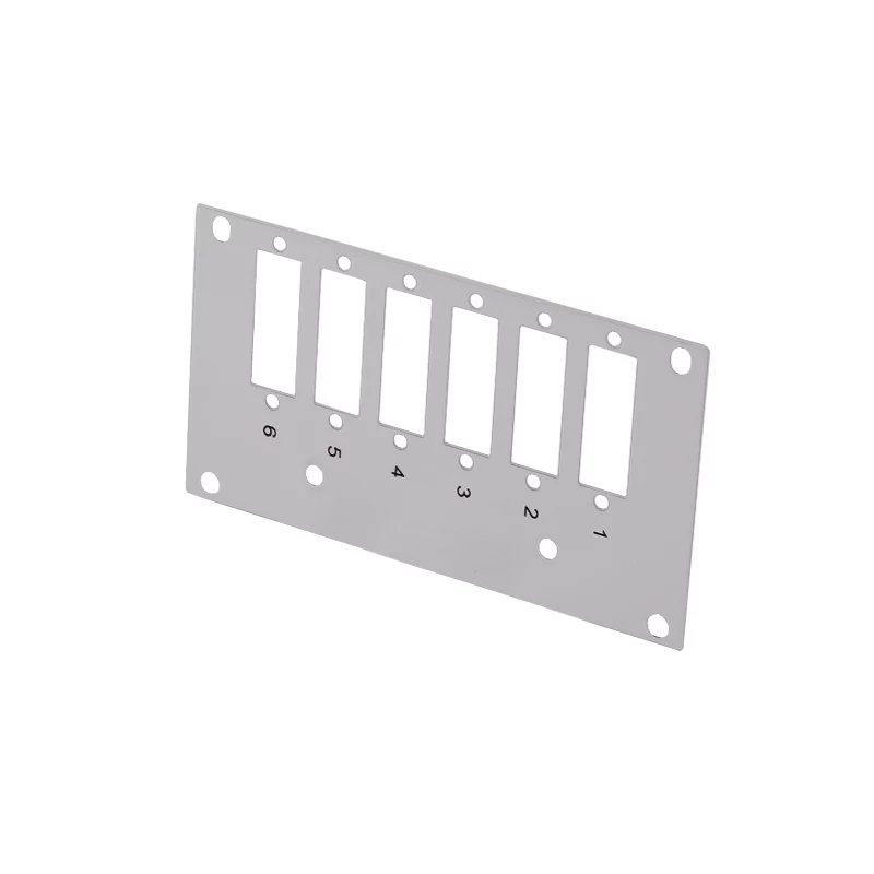 LogiLink FB5004 glasvezel frontplaat 6 SC-D / 6 LC-Q voor lasverdeler