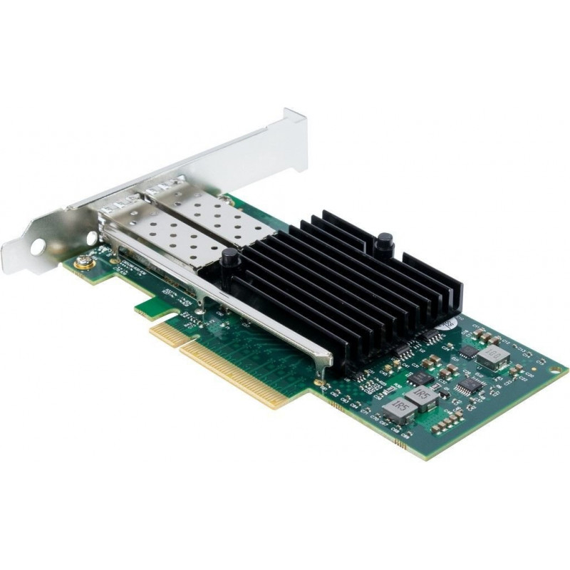 Inter-Tech ST-723 netwerkkaart, PCIe x8, dubbele SFP+, 10 Gbit/s