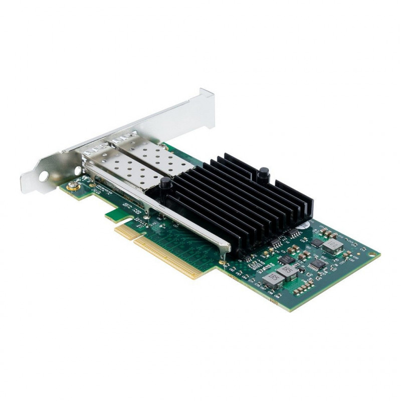 Inter-Tech ST-723 netwerkkaart, PCIe x8, dubbele SFP+, 10 Gbit/s