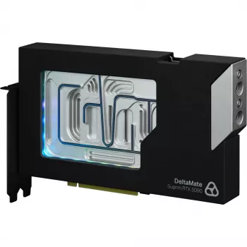 Thermal Grizzly DeltaMate GPU-waterblok voor Suprim 5090, zwart/zilver