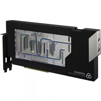 Thermal Grizzly DeltaMate GPU-waterblok voor ROG Astral RTX 5090, zwart/zilver