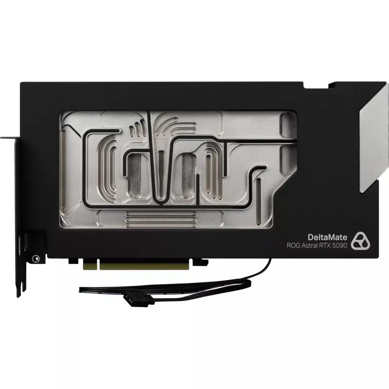 Thermal Grizzly DeltaMate GPU-waterblok voor ROG Astral RTX 5090, zwart/zilver