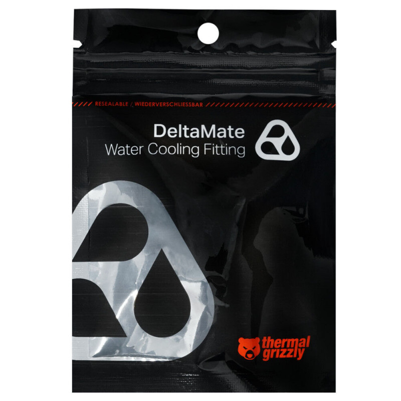 Thermal Grizzly DeltaMate TG-DM-QDC-0010 snelkoppeling, mannelijk, M, zwart