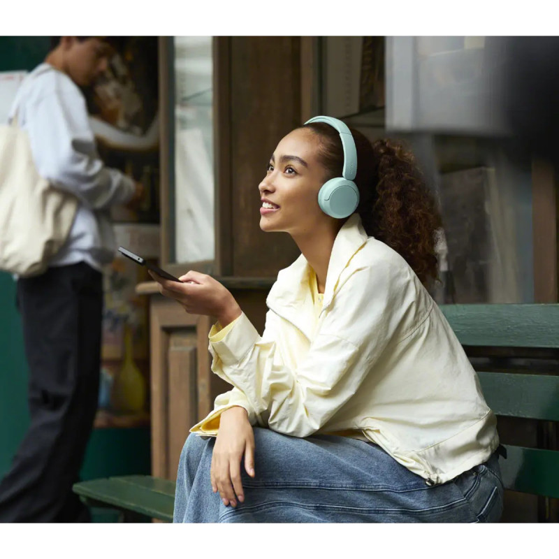 Sony WH-CH530 draadloze Bluetooth-koptelefoon, mintgroen