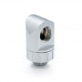 Bitspower Artemis BPM-AT90R-SL 90°-fitting, draaibaar, zandgestraald zilver