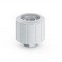Bitspower Artemis BPM-ATCPF-CC3-SL rechte fitting, G1/4 buitendraad naar 16/10 mm, zandgestraald zilver