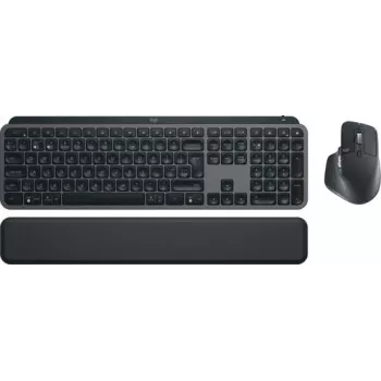 Logitech MX Keys S Combo 920-011613 toetsenbord-en-muisset, draadloos RF + Bluetooth, QWERTY Brits Engels, grafiet
