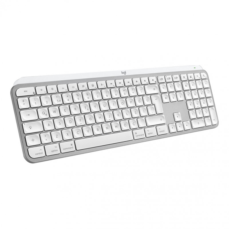 Logitech Master Series MX Keys S for Mac 920-011628 toetsenbord, Zwitserse indeling (CH), lichtgrijs
