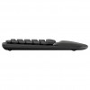 Logitech Wave Keys 920-012289 draadloos ergonomisch toetsenbord, 2,4 GHz / Bluetooth, Zwitserse indeling (CH), grafiet