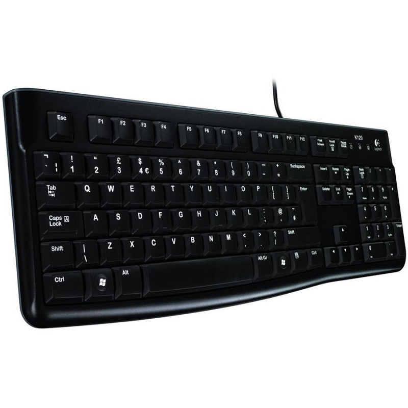 Logitech K120 920-002487 USB-toetsenbord, Estse indeling