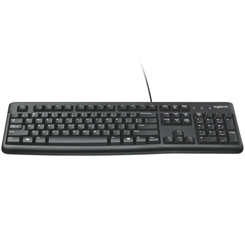 Logitech K120 920-002487 USB-toetsenbord, Estse indeling