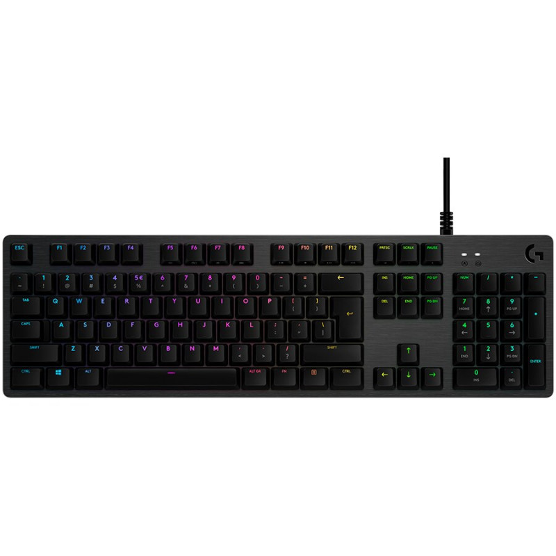 Logitech G512 920-009350 mechanisch gamingtoetsenbord met achtergrondverlichting, GX-schakelaars