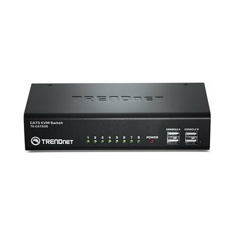 TRENDnet TK-CAT508 KVM-switch, 8 KVM-poorten