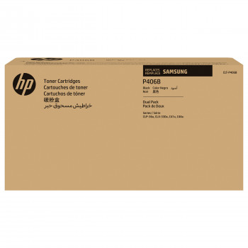 HP SU374A toner (voorheen Samsung CLT-P406B/ELS), dubbelpak (2 st.)