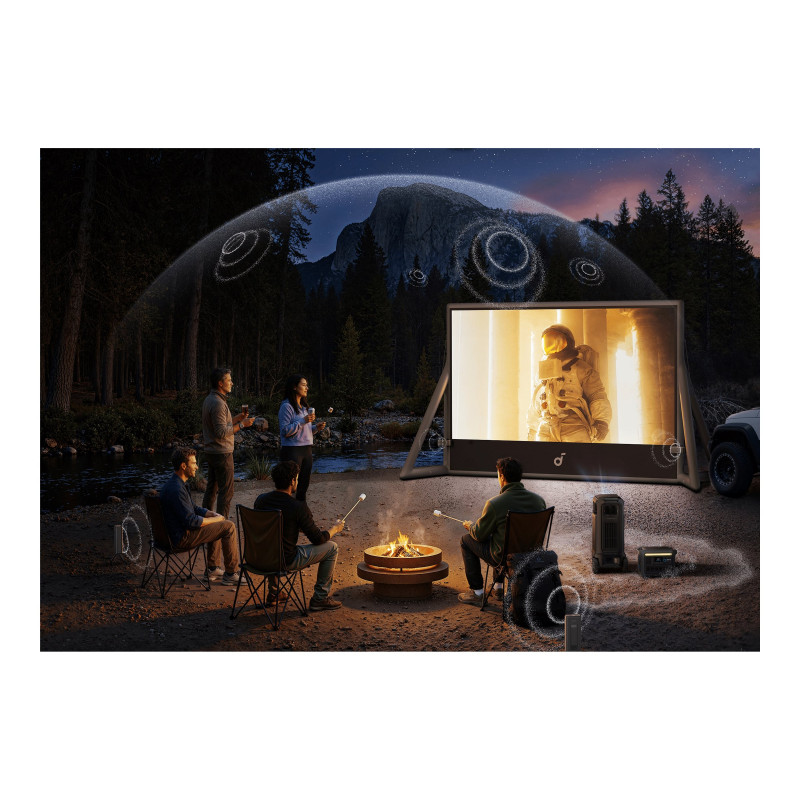 Anker Nebula X1 Pro (D21513F1) projector, 4K UHD (3840 x 2160), 3500 ANSI-lumen, wifi, zwart