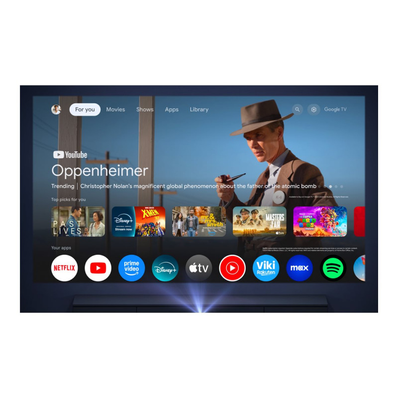 Anker Nebula X1 Pro (D21513F1) projector, 4K UHD (3840 x 2160), 3500 ANSI-lumen, wifi, zwart