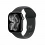 Apple Watch Series 11 smartwatch 5G, 42 mm aluminium behuizing, S/M, zwart, MF834QL/A