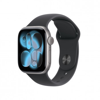 Apple Watch Series 11 smartwatch 5G, 42 mm aluminium behuizing, S/M, grijs, MF8A4QL/A