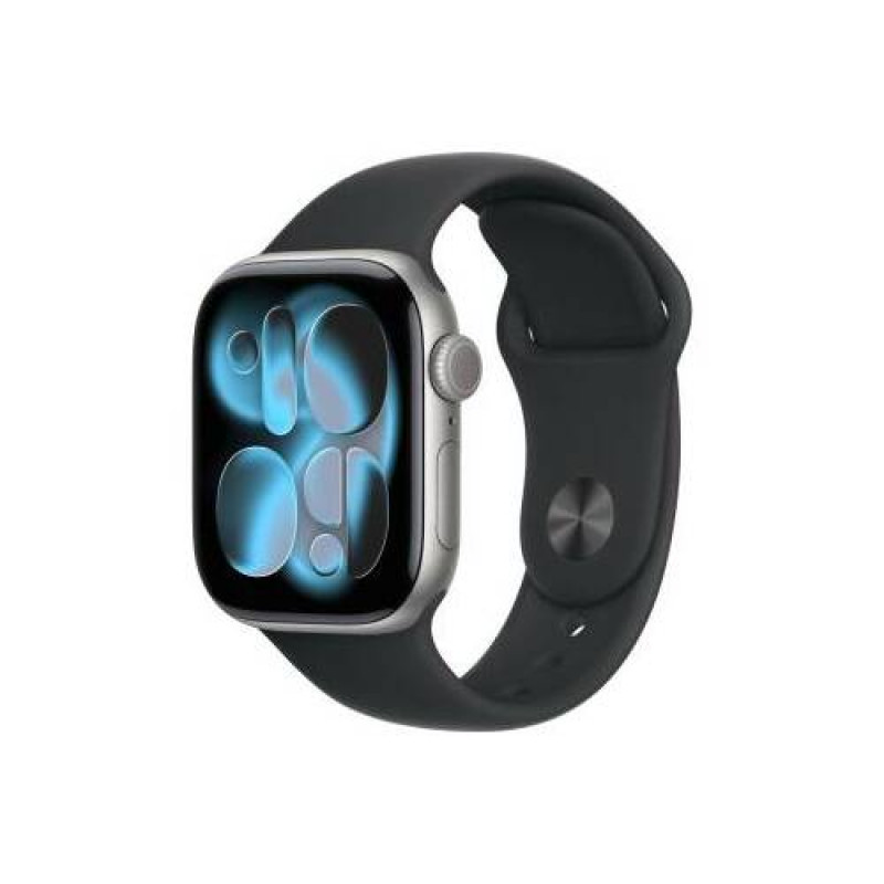 Apple Watch Series 11 smartwatch 5G, 42 mm aluminium behuizing, S/M, grijs, MF8A4QL/A