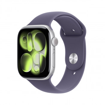 Apple Watch Series 11 MFCR4QL/A smartwatch, 46 mm, aluminium, GPS + Cellular 5G, zilver, M/L