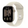 Apple Watch Series 12 GPS + Cellular smartwatch, 42 mm, lichtgouden aluminium behuizing, zandkleurige sportband S/M