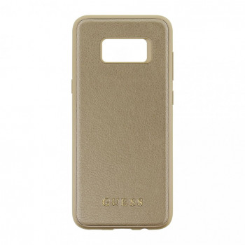 Guess GUHCS8LIGLGO harde hoes voor Samsung Galaxy S8 Plus (G955), goud