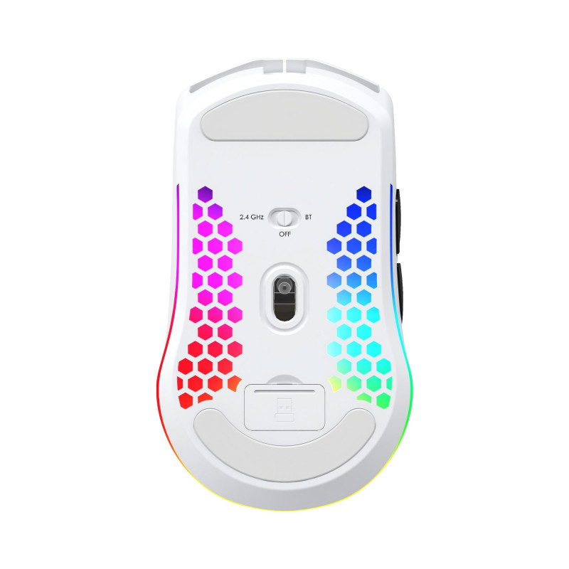 White Shark CADOR WGM-5020 gamingmuis, wit