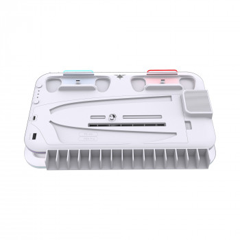 White Shark KIMURA PRO PS5 koelstandaard met 2 oplaadstations, wit