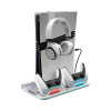 White Shark KIMURA PRO PS5 koelstandaard met 2 oplaadstations, wit