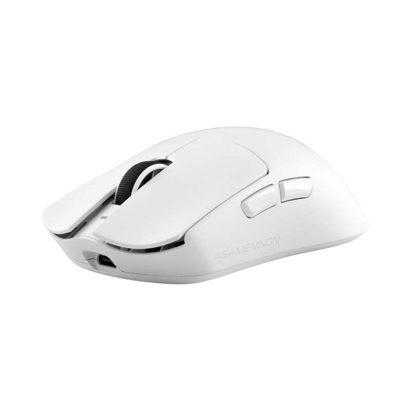 White Shark AGAMEMNON WGM-9012 gamingmuis, wit