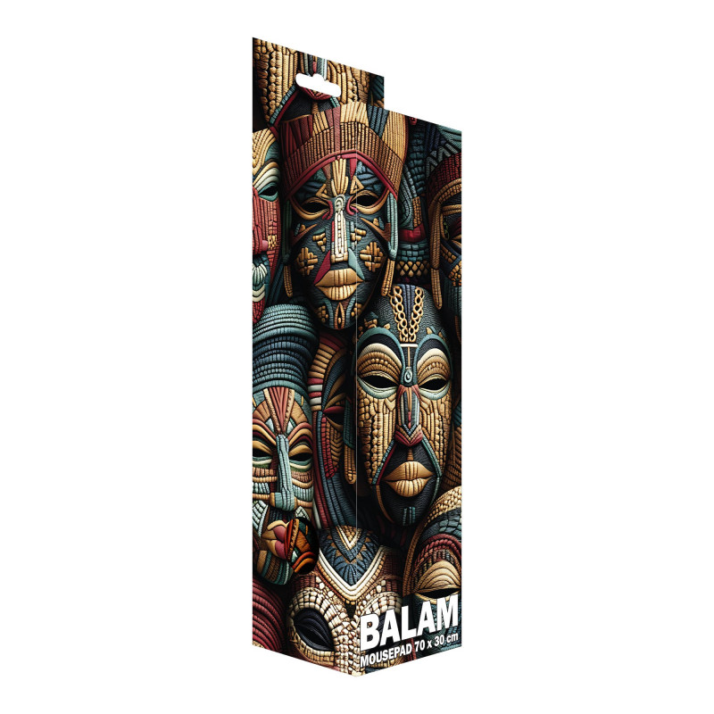 Sbox BALAM XL MP-04 muismat, 700x300 mm, zwart met print