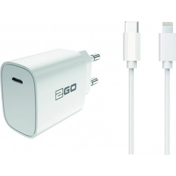 2GO 797277 oplader voor mobiele apparaten, voor binnengebruik, 12 V, wit