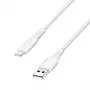 LogiLink CU0254 USB 2.0-kabel USB-C naar USB-A, 480 Mbps, 15 W, wit, 2 m