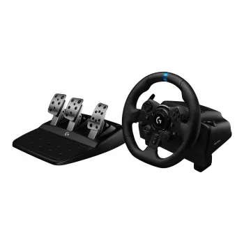 Logitech G923 racestuur met pedalen voor pc, zwart